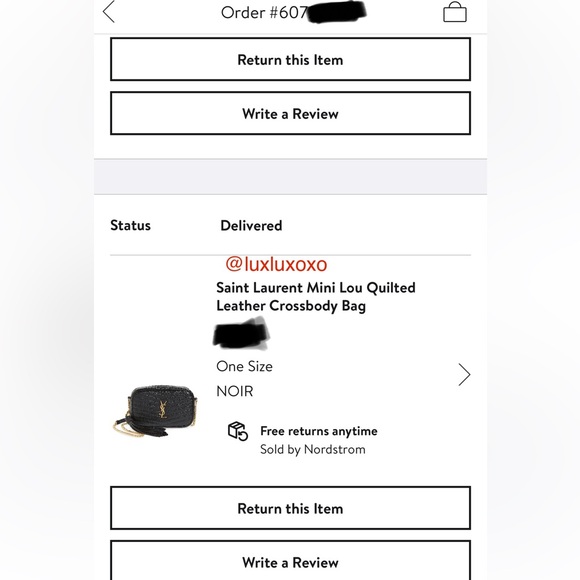 YSL Mini Lou Camera bag - BLACK - Picture 9 of 9